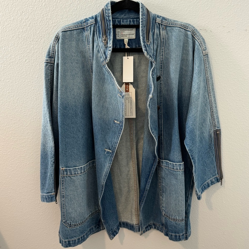 Current/Elliott The Crosby Denim Chore Kimono Jacket